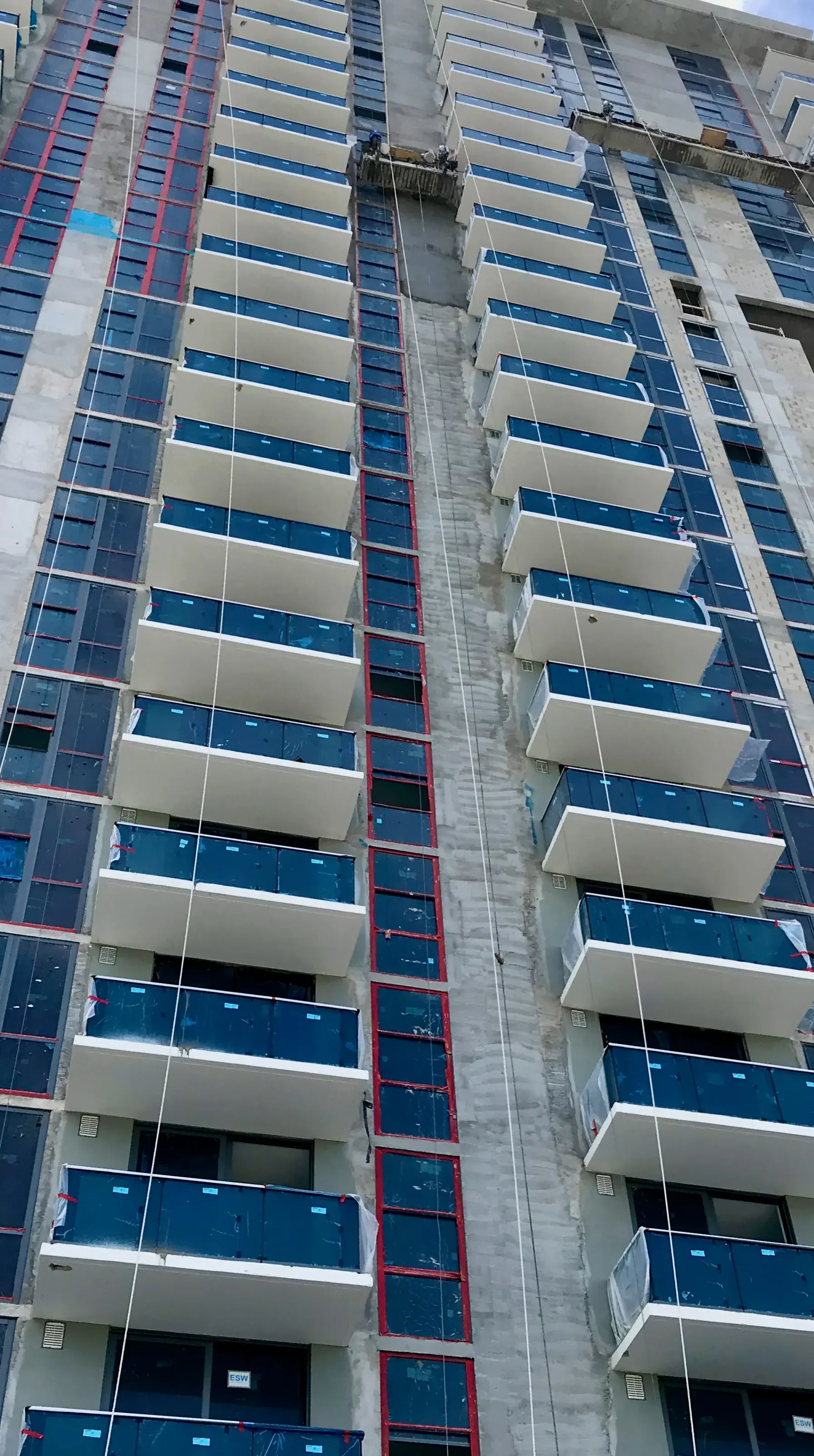 Commercial stucco finish on a retail center in Fort Lauderdale