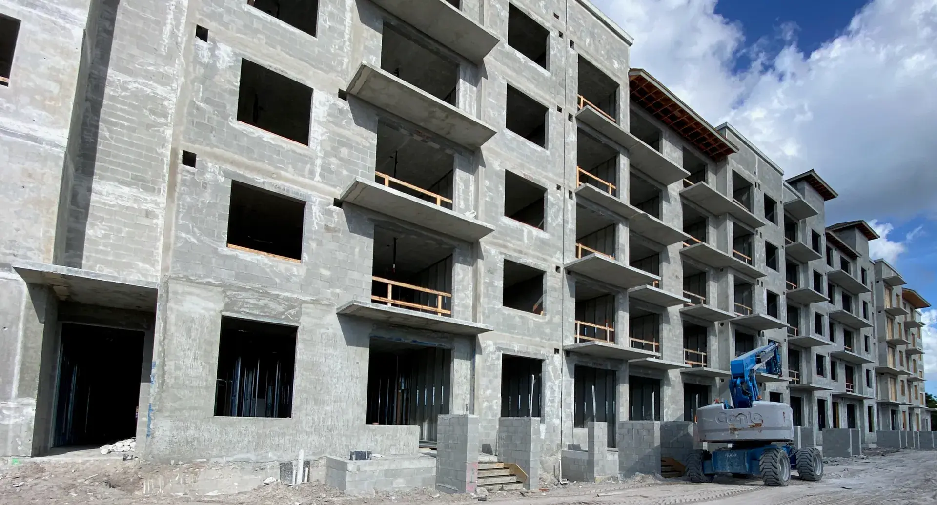Durable stucco installation on a newly built home